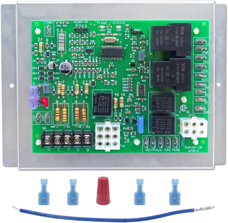 DDORUU ICM2805A Furnace Control Board ，Replacement for Nordyne 903106 and 624631 Control Boards；Used with G3, G4, G5, G6, M2 and M3 Furnace Modules - Image 1